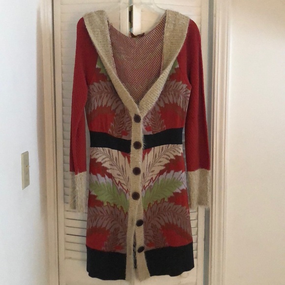Anthropologie Sweaters - Anthropologie Hooded Tunic Sweater - RARE FIND